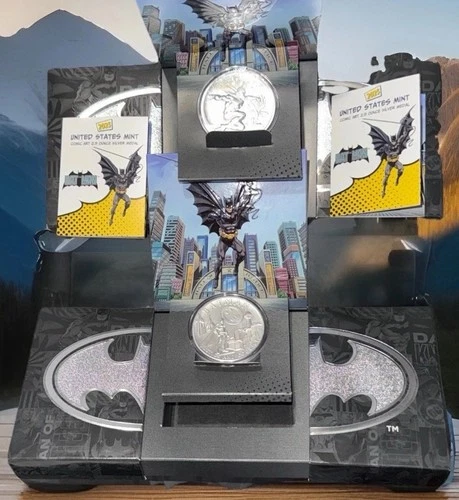 2025 BATMAN 2.5 oz .999 Silver Medal Comics Buy Now 2 2half $600 Buy Both  Save.