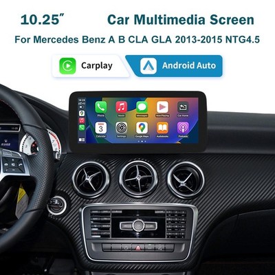 10,25'' Wireless CarPlay Android Auto Touchscreen für Mercedes Benz B A CLA GLA