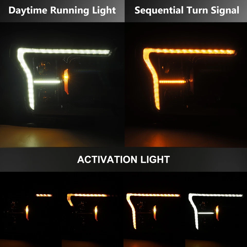 Faros proyectores de señal/DRL G2 serie PRO 18-20 negro alfa Foto 2 de 4