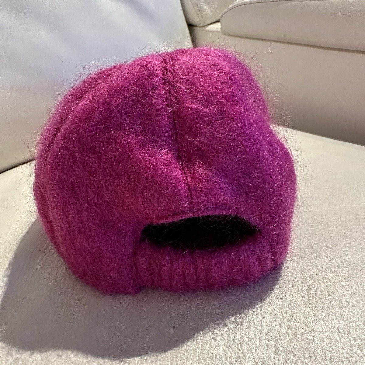 New Gucci GG Mohair pink Baseball Hat size Medium Gucci Pink Mohair Baseball Cap ref.2748184 - Joli Closet main image 4