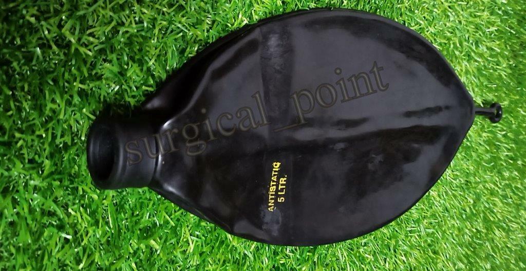 Anesthesia Breathing Bag 5Lliter Black Rubber Rebreathing Bag eBay