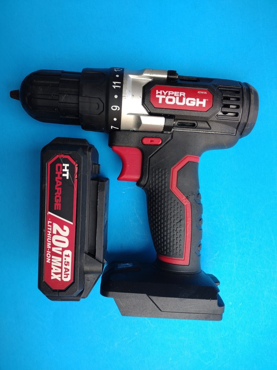 Battery Charger Hyper Tough 20 Volt Cordless Drill Hyper Tough