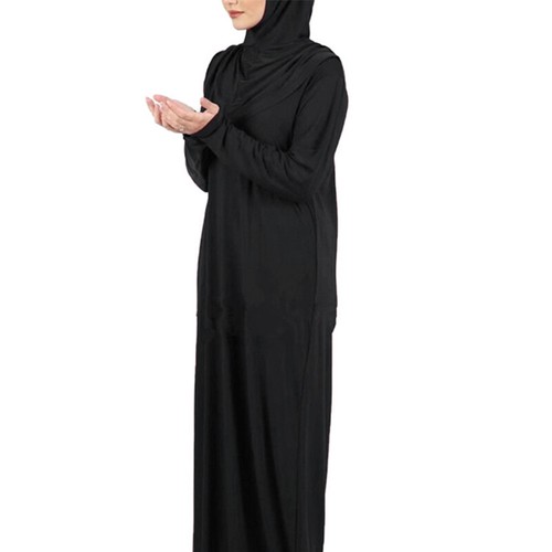 Muslimisches Damen-Gebetskleid Einteilig Islamischer Hijab Abaya Khimar ≌ - Picture 14 of 27