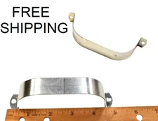 (5x) Galvanized Oval Mounting Capacitor Clamp 1-31/32" x 3-21/32" - Mallory OB3