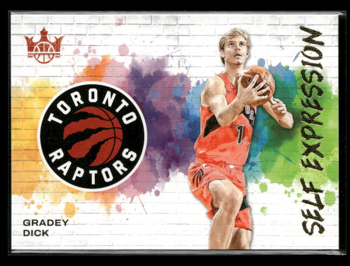 2023-24 Panini Court Kings Gradey Dick #1 Self Expression RC Toronto Raptors