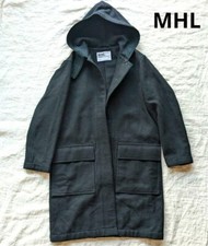 Margaret Howell MHL Wool Melton Coat Dark Blue JAPAN
