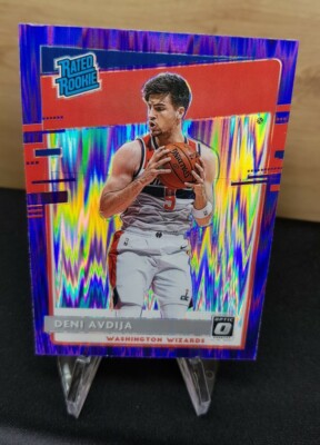 Panini 2020-21 Donruss Optic - #159 - Deni Avdija - Rated Rookie Purple Flash 
