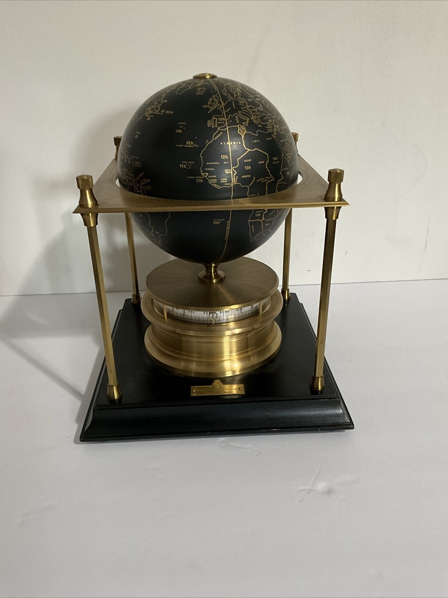 ROYL GEOGRAPHICAL、SWISS movt、 Royal Geographical Society IMHOF World Clock 15 Jewel 1979