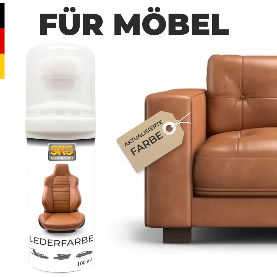 Leather Paint FRESH for M-Benz Nappa Greige Leather and Faux Leather Repair - Image 3 of 4