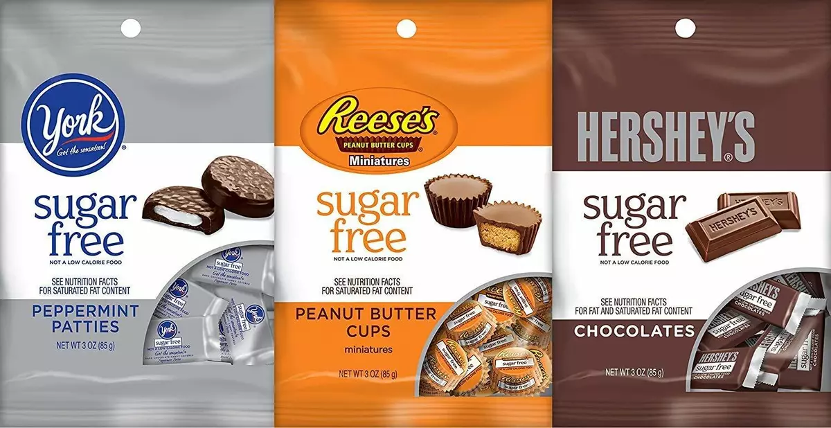 Hershey s Sugar Free Bundle of Reese s York and Hershey