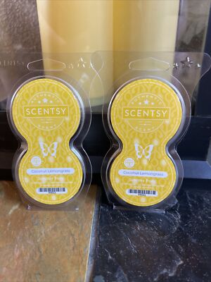 Scentsy Go Pods Pod lot of 2 (4 packs) Fragrance New Coconut Lemongrass