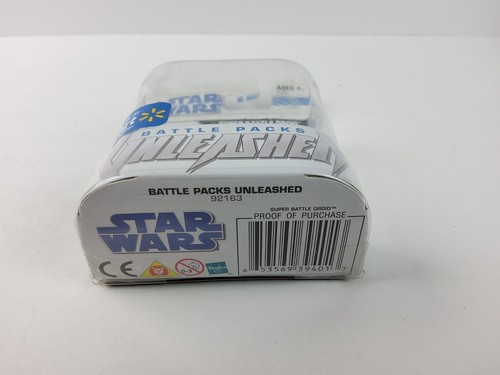 Mini Figura Wal-Mart Star Wars Battle Packs Unleashed 2008 Super Battle Droid - Imagen 6 de 8
