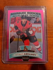 2019-20 Opc Platinum Vitaly Abramov Rookie #189 Matte Pink Parallel Senators OTT