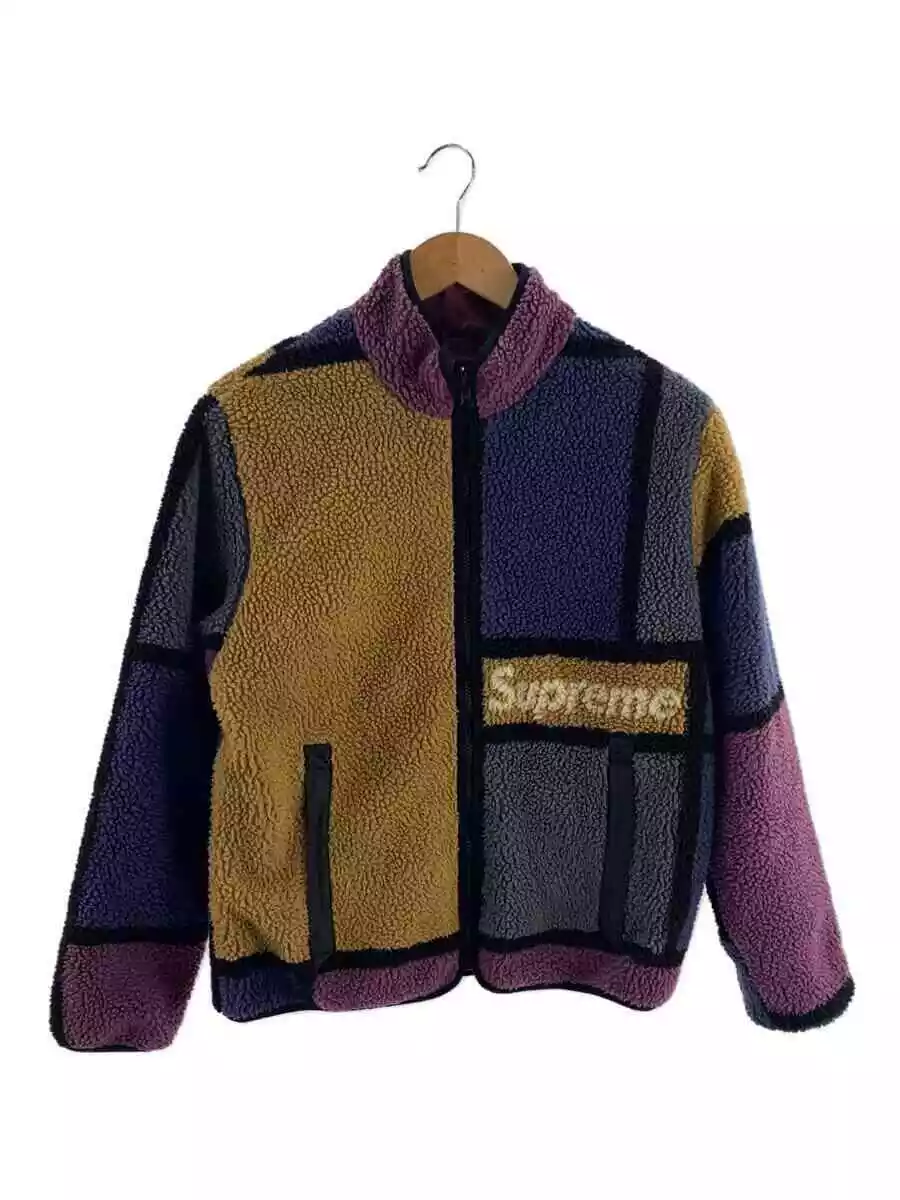 Veste polaire Supreme réversible bloquée par couleur S d'occasion