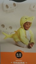 Hyde and Eek Boutique Baby Infant Shark Costume 6-12 Months Cute Pullover