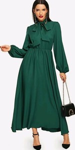 shein green dress
