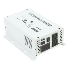 800w Pure Sine Wave Inverter 12v DC to AC 120v Power Converter Car Home Motor RV