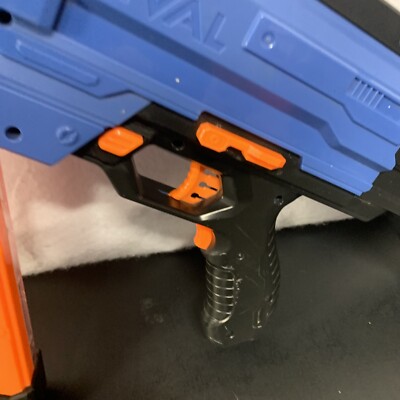 NERF Rival Khaos Mxvi-4000 Blaster Blue With Clip | eBay