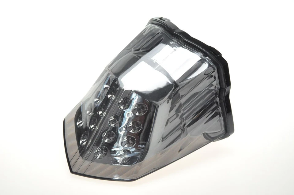 Led Tail Light Turn Signal Fit Yamaha 09-17 XJ6 FZ6R Smoked - Image 2 of 3