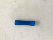Hillsdale 20625 Vinyl 6 Gauge Butt Connector 50 Pack Made in the USA