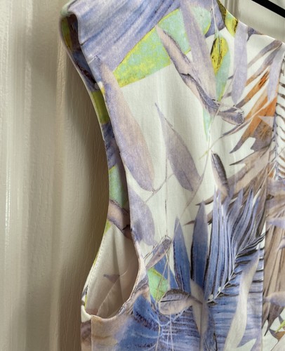 NWT Capture Sz18 Shift Dress Palm Print Fully Lined With Tags Large Plus Size - Picture 5 of 20