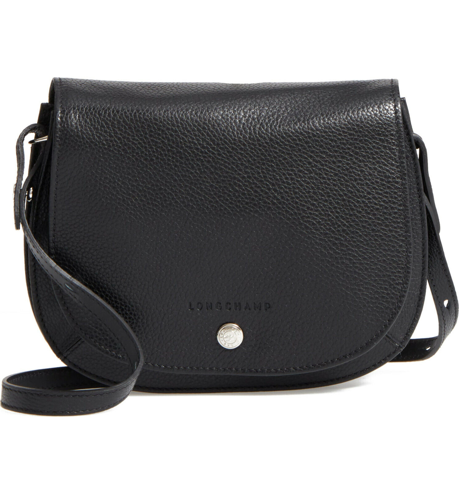 Longchamp Le Foulonne Small Crossbody Bag in Black