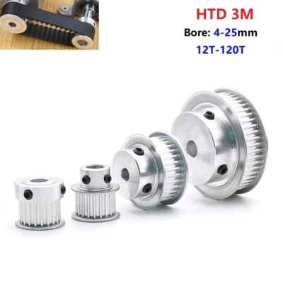 MARKENLOS HTD 3M 15mm Zahnrad - Pulley / Riemenscheibe / Zahnriemenrad - CNC / 3D Drucker