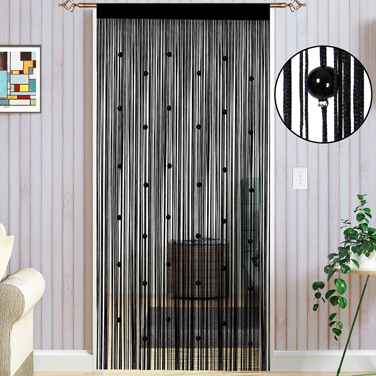 Door fly on sale screen curtain