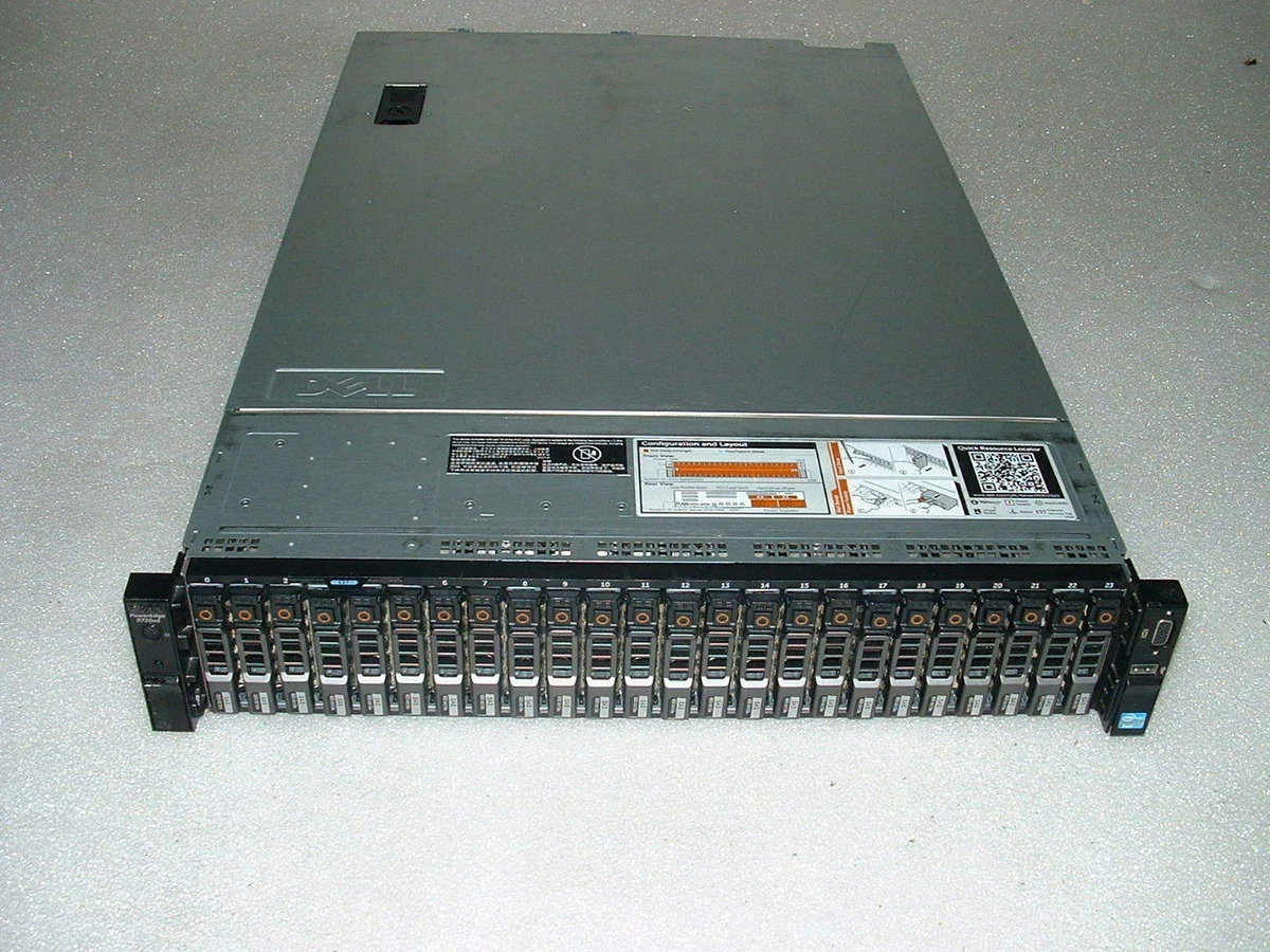 Server Refurbished DELL PowerEdge R720, 2 x Intel HEXA Core Xeon E5-2640 2.50 GHz, 32GB DDR3 ECC, 4 x 450GB HDD SAS, RAID PERC H710, 2 x PSU, Front bezel, GARANTIE 2 A
