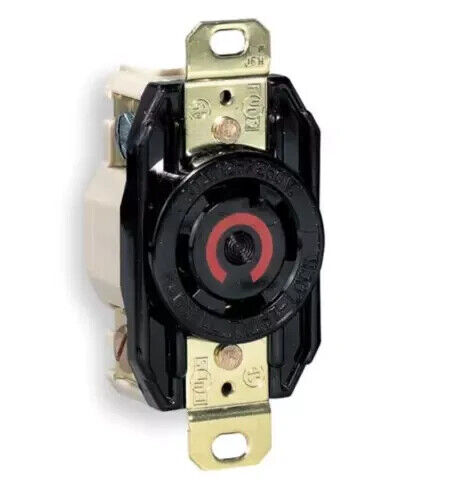 Hubbell HBL2710, 30A, 125/250V, 3PH 4W, L14-30 TWIST LOCK Receptacle - NIB - Picture 2 of 3