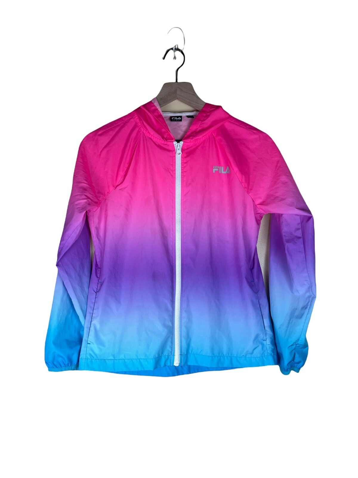 Ombre fila windbreaker jacket Girl L 14 