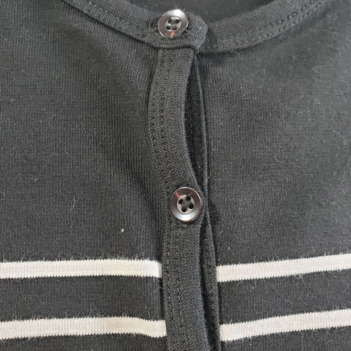 VINTAGE 1990s Esprit 100% Cotton Button up Striped Cardigan