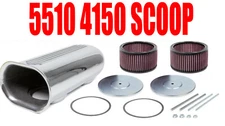 THE BLOWER SHOP  5510  4150 DUAL CARB SUPERCHARGER SCOOP W HARDWARE in stock now