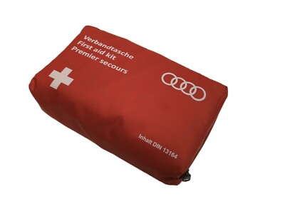 Original Audi Verbandtasche in rot nach DIN131642022/02 mit Maske 4L0093108D NEU
