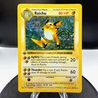 RAICHU 14/102 1st Edition SHADOWLESS Holo Rare 1999 Pokémon TCG Base Set WOTC
