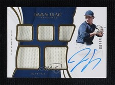 2019 Panini Immaculate Immaculate Fives 80/99 Justus Sheffield #F-JS Auto e6p