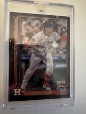 Topps Chrome Shay Whitcomb Rookie Serial Numbered 03/10 Houston Astros #251