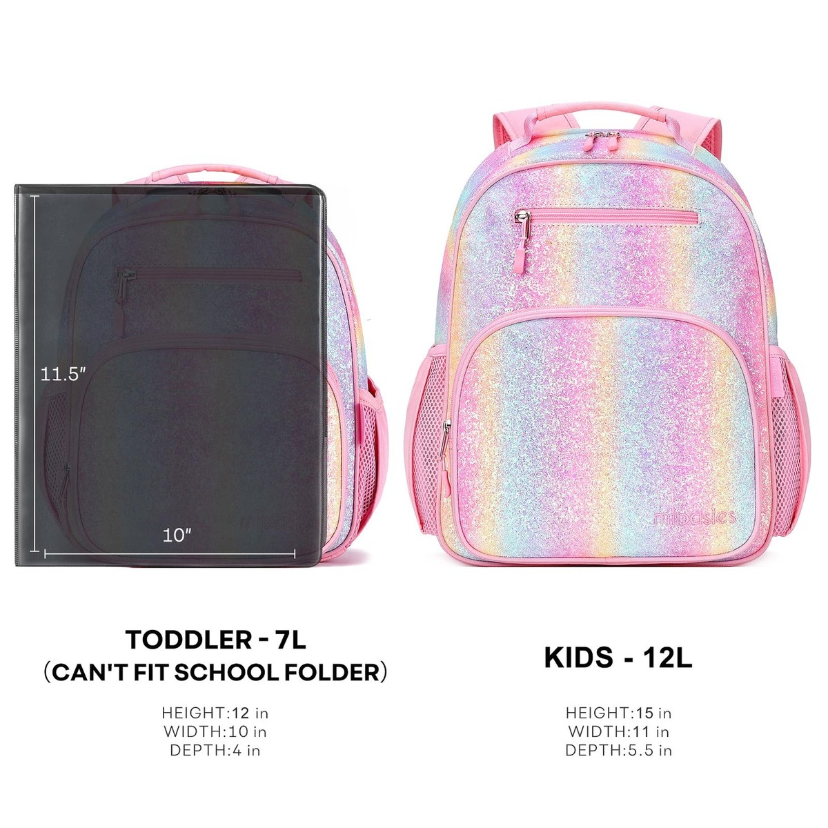 Kids Sports Backpack For Elementary School - Durable Multi-Pocket Bookbag With 3D Design