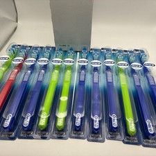 Lot Of 12 Oral B 91271879 Adult Toothbrushes Soft Various Colors USA