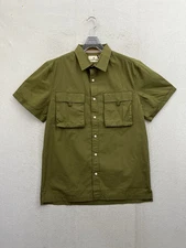 NWT The Normal Brand Expedition Shirt Pine Needle Green Short Sleeve Size Medium