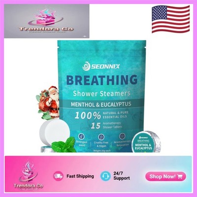 Indulging 15 Count Shower Bombs - Quick Relief with Aromatherapy Essential Oils
