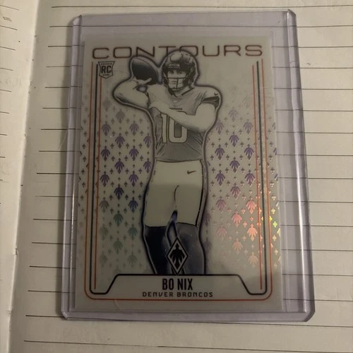 2024 Panini Phoenix - Contours Purple Bo Nix #CON-BNX (RC) Denver Broncos