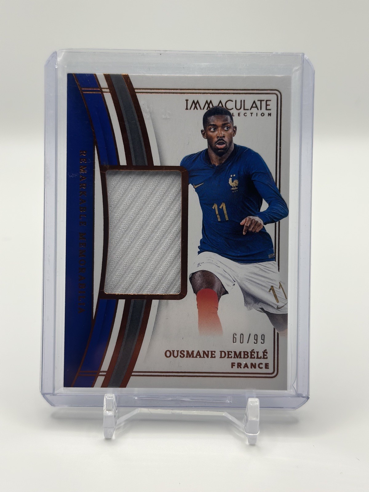 Ousmane Dembele 2023-24 Panini Immaculate Remarkable Memorabilia 60/99 #RM-OD