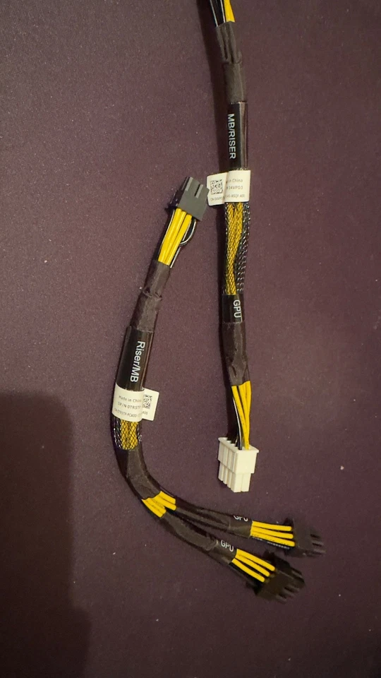 2x GPU Graphics Card Power Adapter Cables: Dual 6-Pin to 8-Pin (6+2) PCIe & Mole - Bild 2 von 2