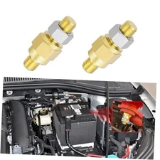 2PCS Side Post Battery Terminal Adapter, Battery Terminal Extender, 3/8"-16 