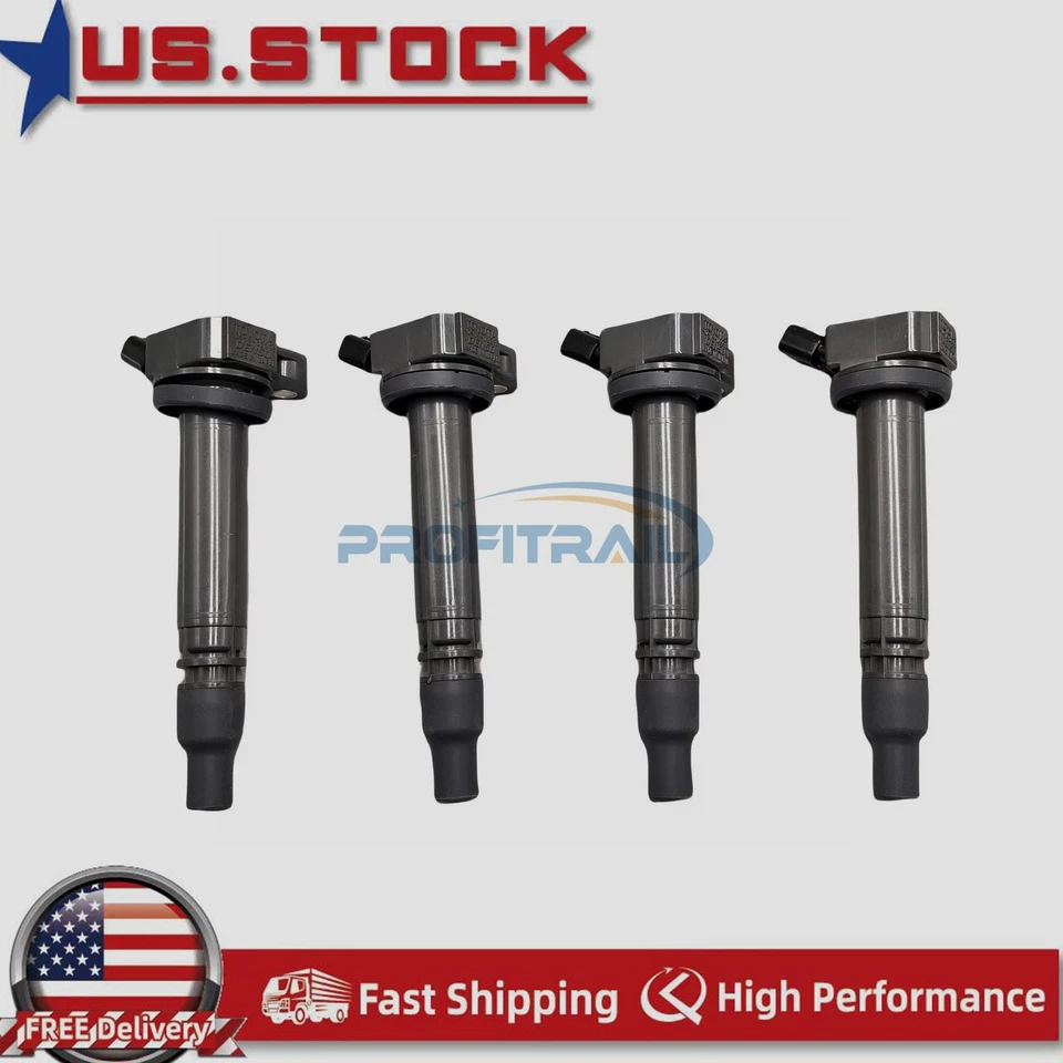 4X NEW DENSO Ignition Coils 90919-02238 for Celica GTS Corolla Matrix - Image 3 of 4