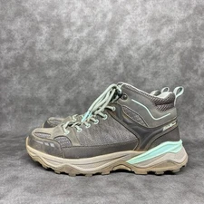 Eddie Bauer Women's Size 8.5 Hiking Sneaker Boots Green Footwear Lace Up