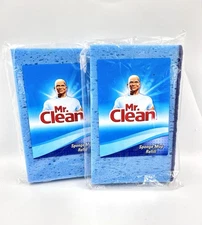 Set Of (2) Mr. Clean Deluxe Sponge Mop Refills New Sealed