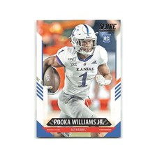Pooka Williams Jr. Rookie 2021 Score #378 Kansas Jayhawks Football Card NM
