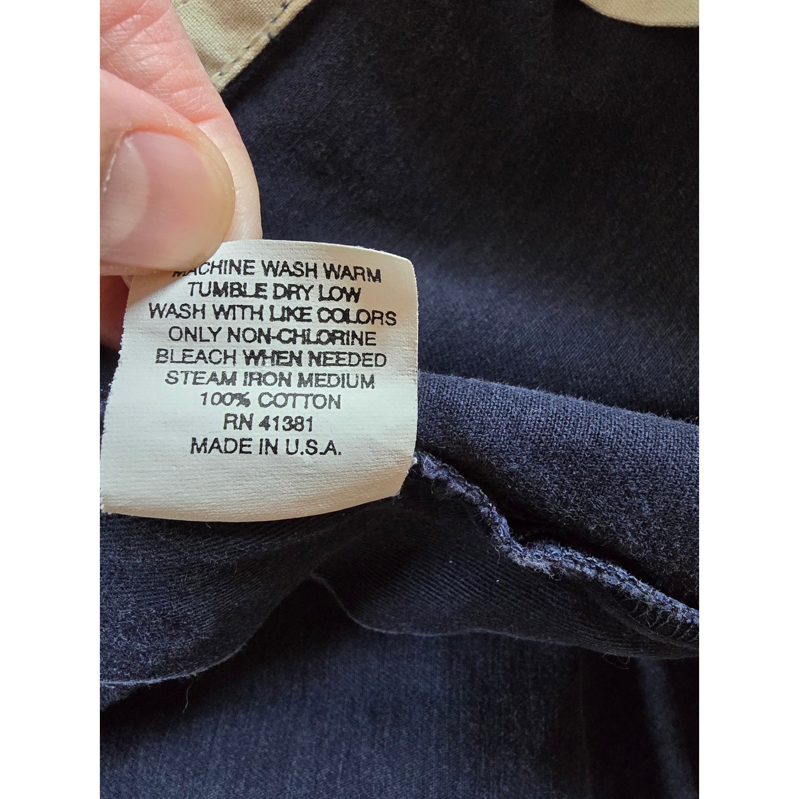 Vintage Polo Ralph Lauren Chino Shorts Mens 42 Fit 40 Blue Pleated Made in USA thumbnail 8